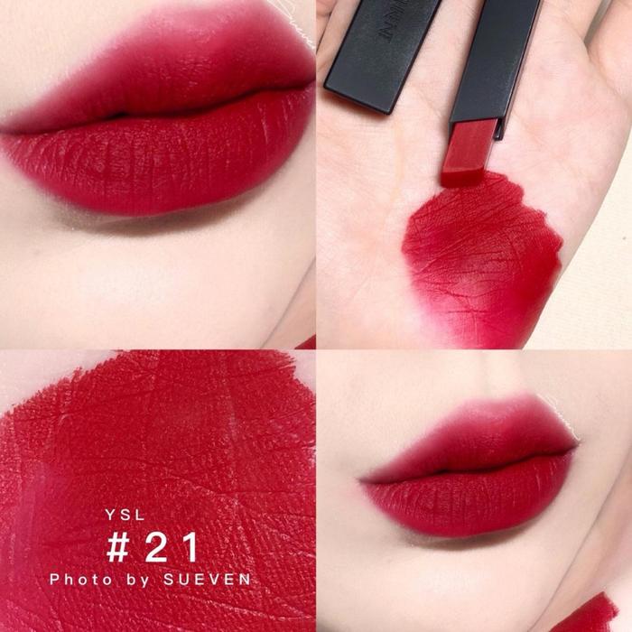 Gambar Yves Saint Laurent rouge pur couture thin matte lipstick 2.2gr - 21-Unruly Retro dari Bercahaya Beauty undefined Tokopedia