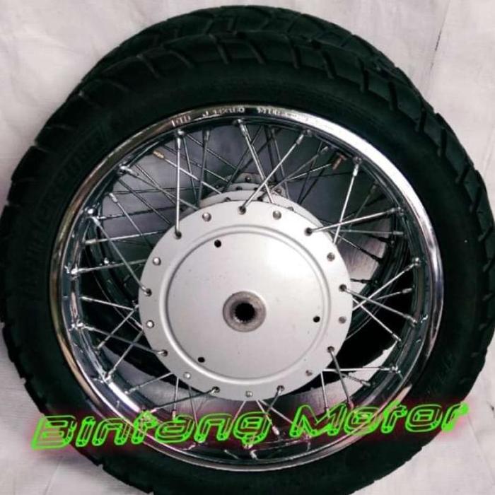 Gambar VELG MOTOR MATIC METIK JARI JARI RING 14 SATU PASANG DAN BAN ORIGINAL - Multicolor dari Jaya Motor Parts. undefined 5 Tokopedia