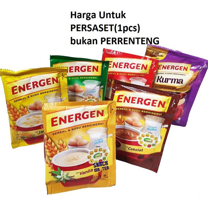 Gambar energen sereal sachet atau renceng isi 10 - KACANG IJO dari zahra mart kediri undefined Tokopedia