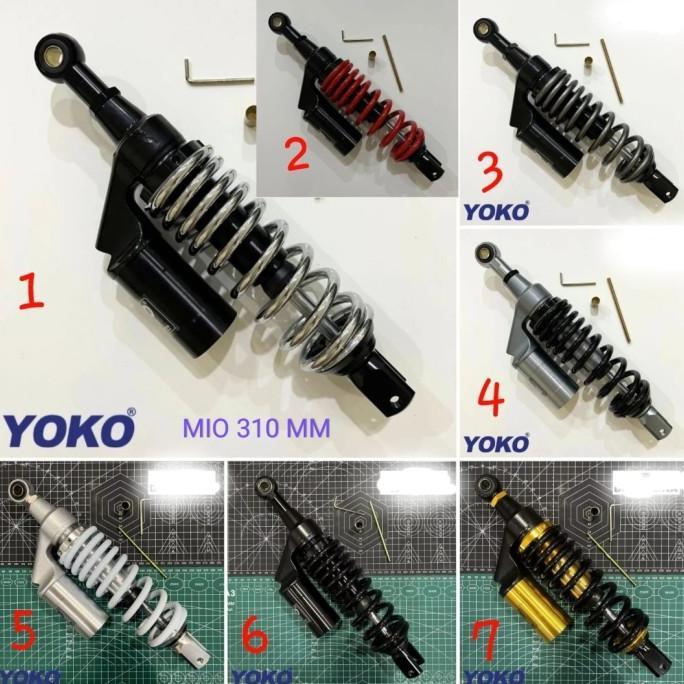 Gambar Monoshock Yoko Tabung Atas Mio Beat Scoopy Xeon 310Mm Type 191 G Plus - no5 whitesilver dari Nan Sahabat Shop undefined Tokopedia