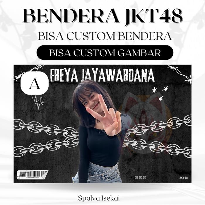 Gambar Bendera JKT48 FREYA / JKT48 Flag / BENDERA AMERIKA JKT48 / JKT48 Tapestry / Tapestri JKT48 - FREYA A, TC XS dari spalva.isekai undefined Tokopedia