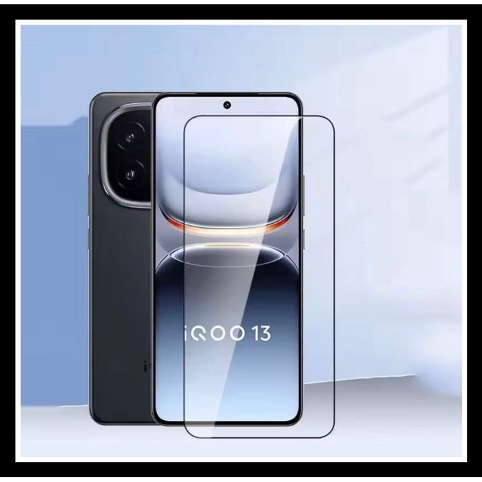 Gambar Vivo IQOO 13 5G Tempered Glass Full Frame Screen Guard Protector Anti Gores Kaca Clear 9H - TG-FULL-FRAME, VIVO IQOO 13 dari Case Thebest undefined Tokopedia