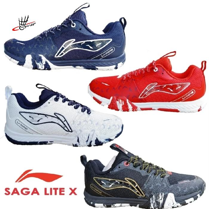 Gambar Sepatu Badminton Bulutangkis Lining Saga Lite X 10 Original dari Badminton Corner undefined Tokopedia