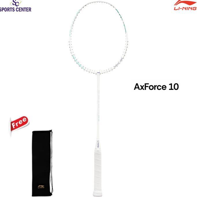 Gambar New Raket Badminton Lining Axforce 10 / AX Force 10 AYPU105 Pearl White - 4U dari Al-Wahid Yang Maha Esa undefined Tokopedia