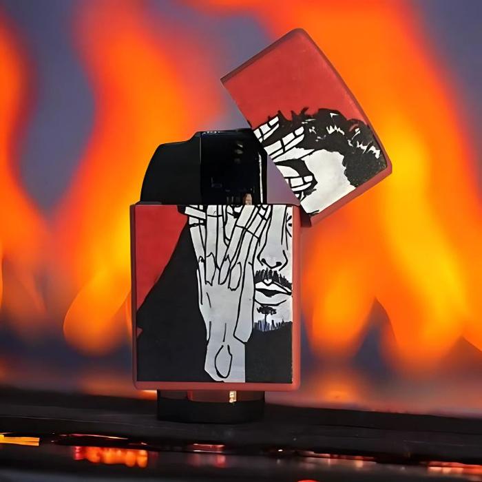 Gambar Korek Api Gas Bara Jet unik keren dan tahan angin dicetak dengan PRINT UV | Upgrade ke korek api Generasi Terkini - Pablo dari apodrasi undefined Tokopedia