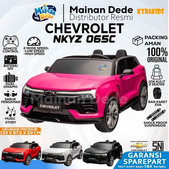 Gambar Mainan Mobil Aki Anak Kyrakids NKYZ065C  Chevrolet Licensed NKYZ 065C - Pink, EXTRA PACKING  dari Mainan Anak Dede undefined Tokopedia