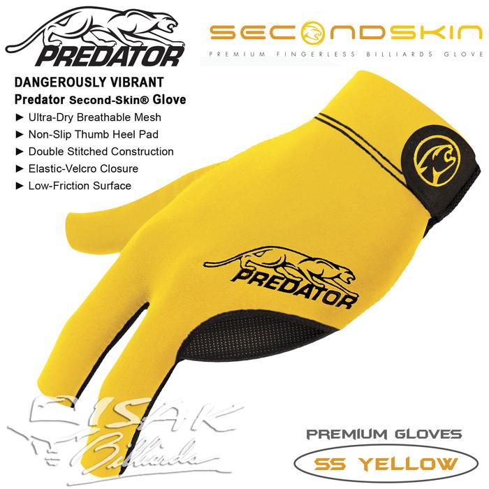Gambar Predator Glove SS Yellow - Sarung Tangan Billiard Biliar Second Skin - XXS dari ISAK Billiard Sports Co. undefined Tokopedia