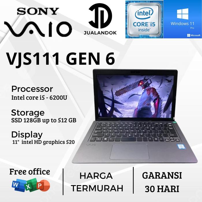 SONY VAIO VJS111 11.6型IPS/SSD/Office Promo Laptop Sony Vaio