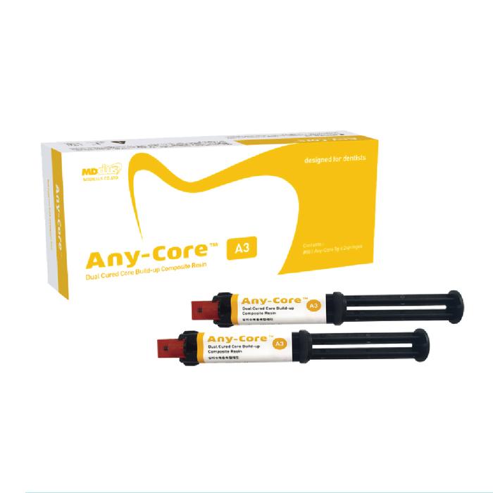 Gambar Any Core A3/ Dual Cured Cement / Bahan Sementasi Gigi Tiruan Cekat Light Cured MDClus Original - 2SYR dari Heavenly Dental undefined Tokopedia
