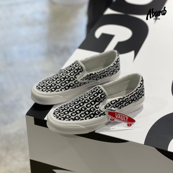 Vans Vault Og Classic Slip-On Lx X Comme Des Garcons Cdg Quality 39 di  Lestarijaya21 Tokopedia