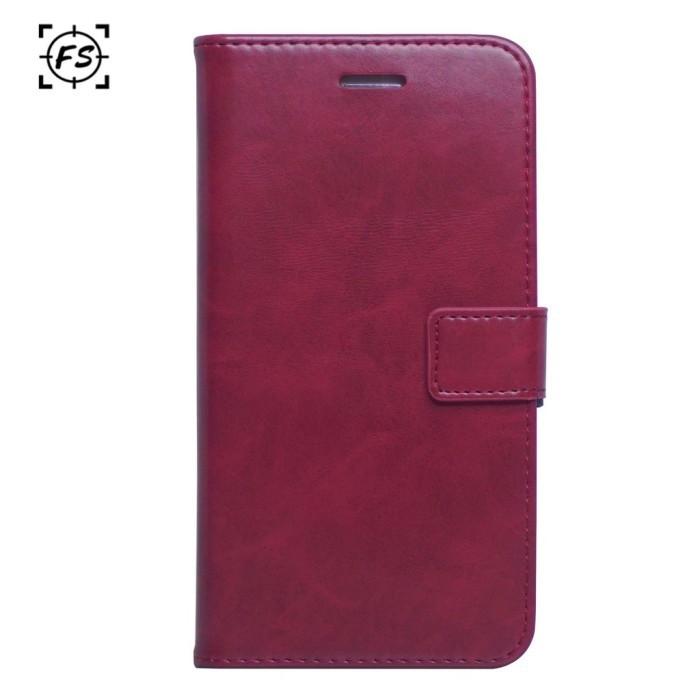 Gambar Fs Bluemoon Flip cover Vivo V15 V7 V7Plus V9 V11i - Maroon, Vivo V15 dari Kotacase undefined Tokopedia