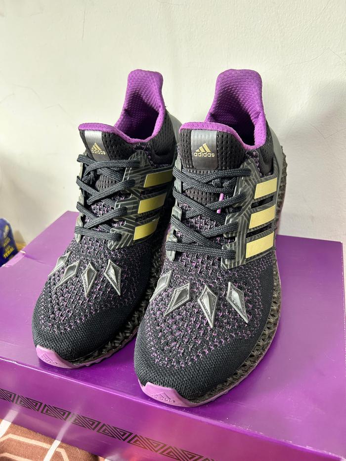 Wakanda Forever Adidas 4d Ultra Boost Black Adidas Ultra 4D