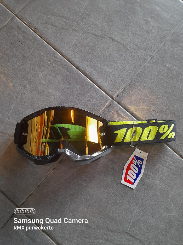 Gambar Kacamata Goggle Motorcross 100% Strata 2 dari Rossymx undefined Tokopedia