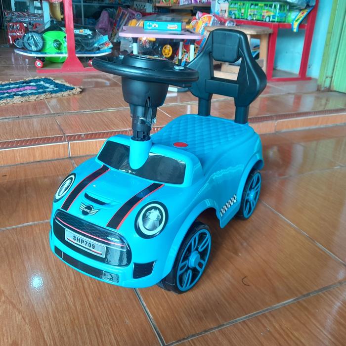 Gambar Mainan mobil mobilan anak SHP 709 MIMO bisa dinaiki musik nyala - Biru dari Toko Dolanan Anak undefined Tokopedia