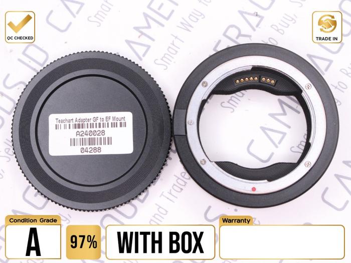 Jual Techart PRO Canon EF Lens to Fujifilm GFX Camera Autofocus