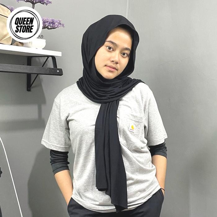 Gambar T-shirt Carhart Wlp Pocket Unisex - Abu-abu, M dari QUEENBRANDSTORE undefined Tokopedia