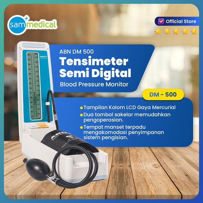 Gambar ABN Tensimeter Manual Digital Sphygmomanometer Model DM 500 dari SAM MEDICAL undefined Tokopedia