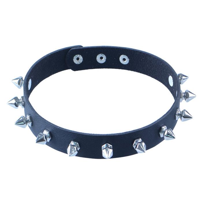 Gambar CH-09 kalung choker duri spine punk gothic necklace chocker jepang korea rantai dari e.cos undefined Tokopedia