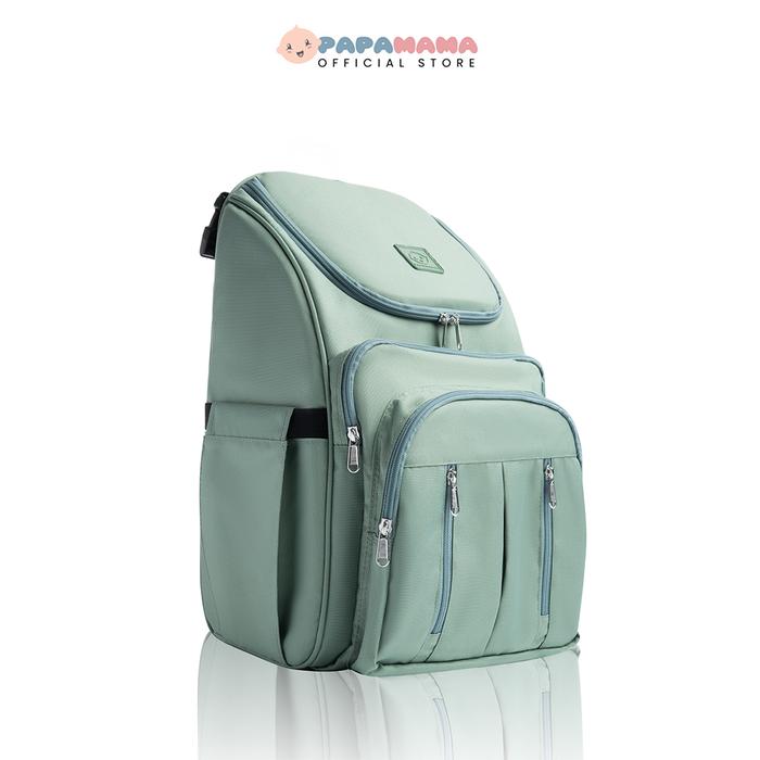 Gambar Papamama Maxie Cake Series - Diaper Bag Ransel Water Repellent - 1008 - Pistachio dari papamama_NEW undefined Tokopedia