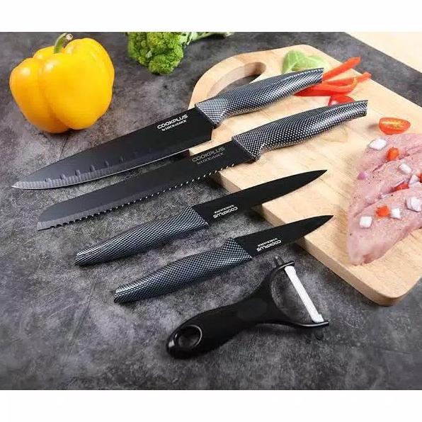 Gambar terbaru PISAU SET / KNIFE SET BLACK LOCK & LOCK ISI 5 Pisau LOCK N LOCK dari anamaliid undefined Tokopedia