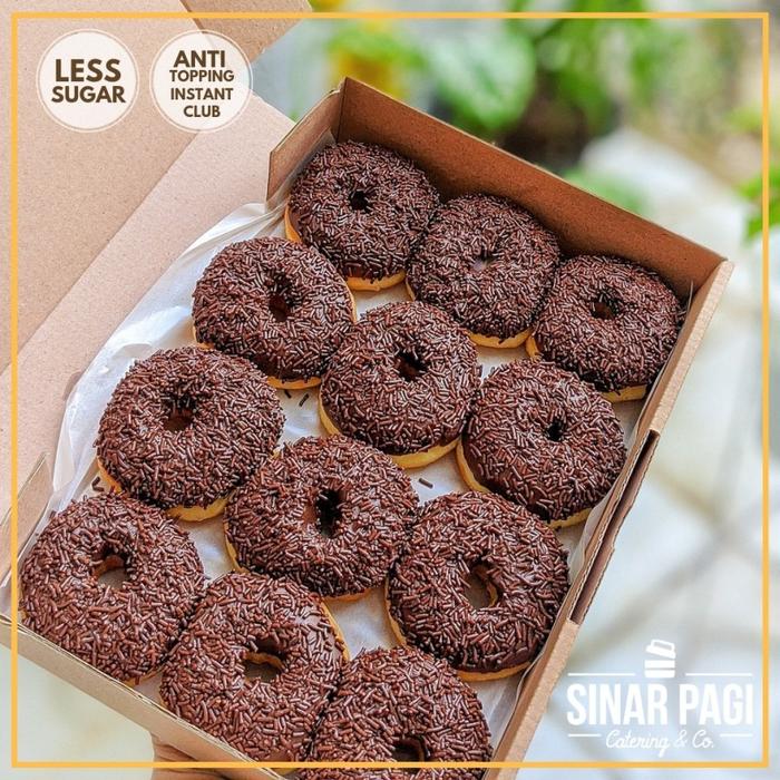 Gambar Donat Mini Premium Sinar Pagi Catering Rasa Mix (isi 15 pcs /Box) - 1 Rasa  dari Sinar Pagi Catering undefined Tokopedia