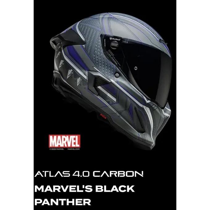 Jual RUROC ATLAS CARBON HELMET MARVEL'S BLACK Helm