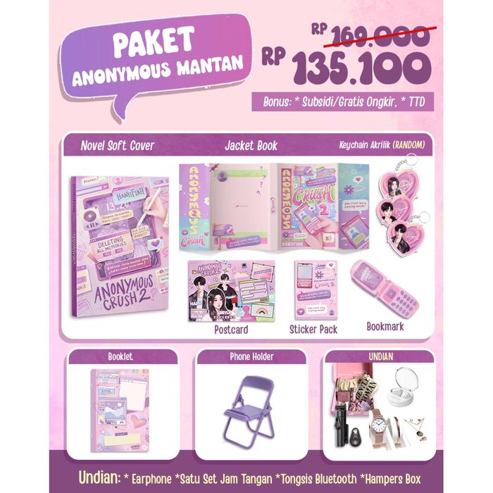 Gambar PRE ORDER - Buku Novel - Anonymous Crush 2 - Haniifiah - Skuad Media - Bumifiksi - MANTAN dari Bumi Fiksi Makassar undefined Tokopedia