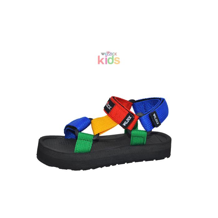 Gambar Sandal gunung Anak Balita Laki-Laki /Perempuan Ziel Kids Rainbow - Rainbow, 19 dari Three box Footwear undefined Tokopedia