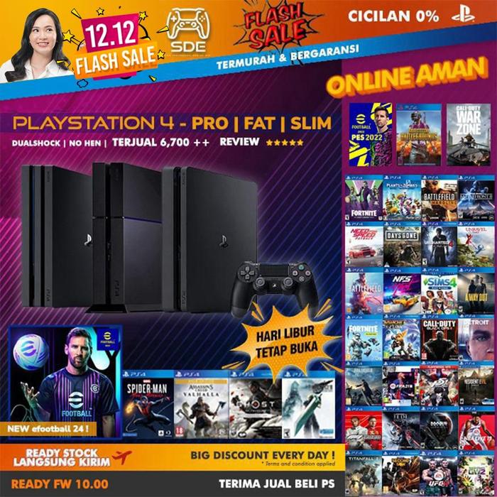 ps4 slim/fat/pro 500gb 1tb bonus full game sony playstation garansi FAT  500GB, MOTHERBOARD