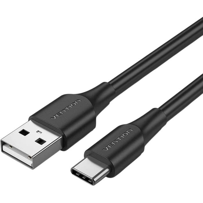 Gambar Vention CTH USB 2.0 A Male to C Male 3A Cable - Hitam, 1 Meter dari Starcomp Solo undefined Tokopedia