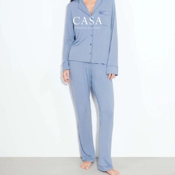 Gambar Femilet Daisy Long Pants Pajamas - Borneo Blue, M dari casaintimates.official undefined Tokopedia