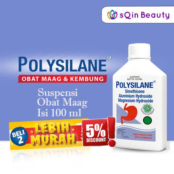 Gambar Polysilane Suspensi 100 Ml / Obat Maag / Kembung / Sakit perut dari SQIN Beauty undefined Tokopedia