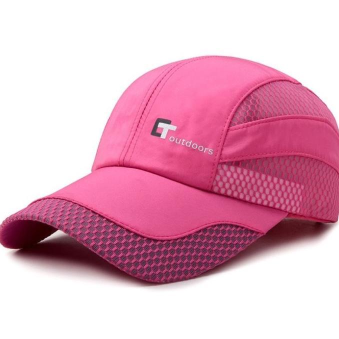 Gambar Topi Outdoor Pria Wanita Topi Olahraga Baseball QUICK DRY PINK - PINK dari Ataliya shop undefined Tokopedia