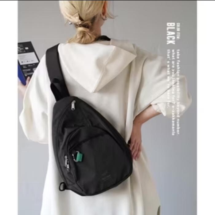 Gambar ANELLO Base Cross Body Bag BIG SALE - Black dari Teensnature undefined Tokopedia