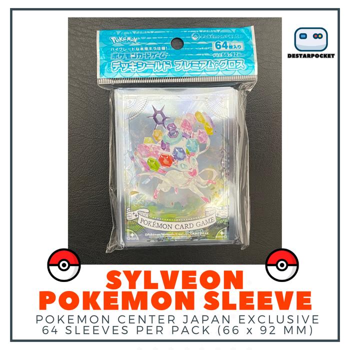 Gambar Pokemon Card Sleeve TCG Pokemon Center Japan Exclusive 64 Sleeves per Pack Pelindung Kartu Pokemon Center Original Card Sleeves Premium Gloss JAPAN OFFICIAL Gengar Luxray Poke Palre Whim Substitute Sylveon Stellar - SYLVEON STELLAR dari TheEsplanadeShop undefined Tokopedia