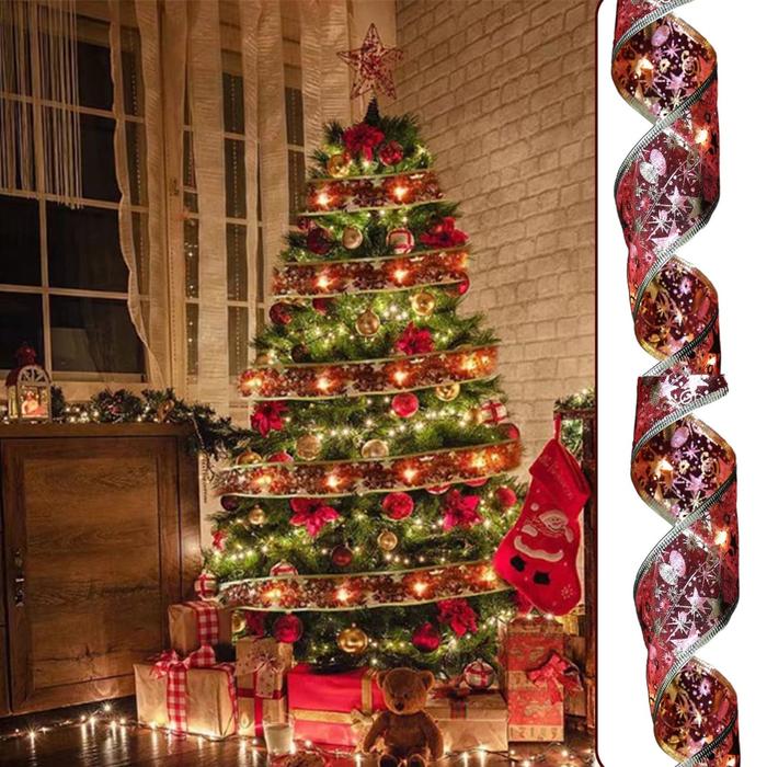 Gambar Lampu LED Natal String Lampu Dekorasi Ornamen Pohon Natal - PITA RED 3 M dari NEW HOUSE of BAMBOE undefined Tokopedia