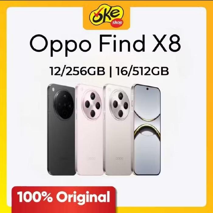 Gambar Oppo Find X8  12/256GB 16/512G  Garansi Resmi Oppo - Black, 12/256GB dari Okeshop Kota Kasablanka undefined Tokopedia