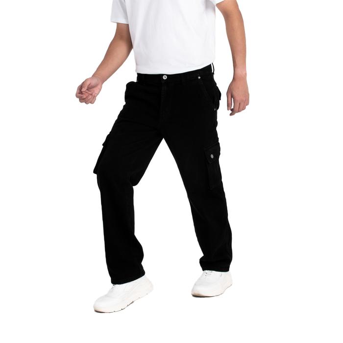 Gambar UNITEDJEANS – Ashton Cargo Jeans – Celana Cargo Jeans Pria Relaxed Fit - Full Black, 29 dari Repp UnitedJeans CO undefined Tokopedia