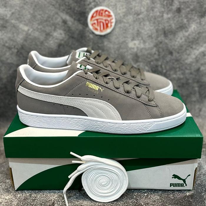 Puma Suede Classic Badge Sneakers Grey Puma Men\u0026#039;s Suede Classic Badge  Casual Shoe Puma Suede Classic