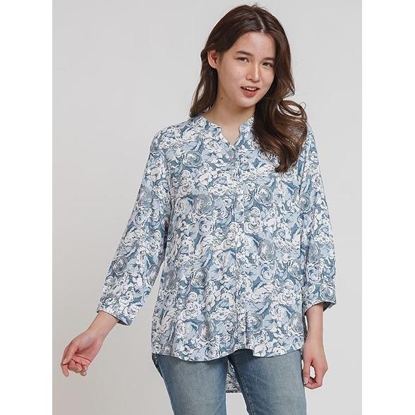 Gambar New^_^ DUST- Kemeja Amaya ECOVERO Comfease (D. 13174) - Biru, S dari rekamo undefined Tokopedia