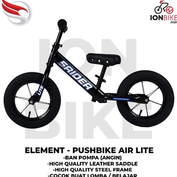 Gambar Push Bike Element 5Rider Air Terbaru Balance Bike Pushbike Sepeda Anak - Belajar Keseimbangan Tanpa Pedal Dorong Kaki Murah Bagus Ringan Srider - black dari boneshope undefined Tokopedia