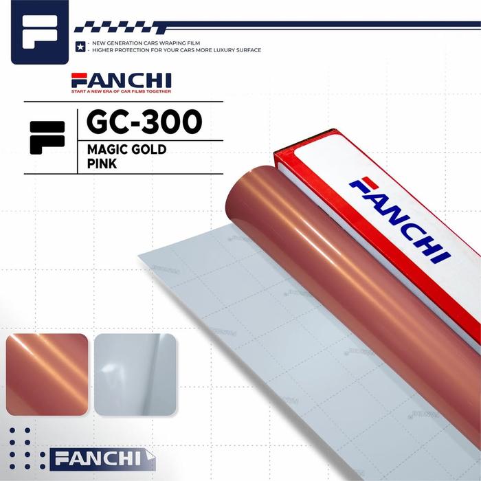 Gambar ROLL Sticker Fanchi Magic Gold Series Premium Wrap 50cm ROLL - ROLL GC300 dari Detail Sticker undefined Tokopedia