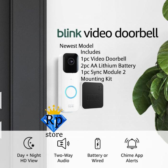 Gambar Blink Amazon cctv Camera Video Door bell Doorbell Mini 2 3 4 5 6 7 Outdoor 4 5 6 7 8 Sync Module - Vid Doorbl+Sync dari RP Store Tokopedia undefined Tokopedia