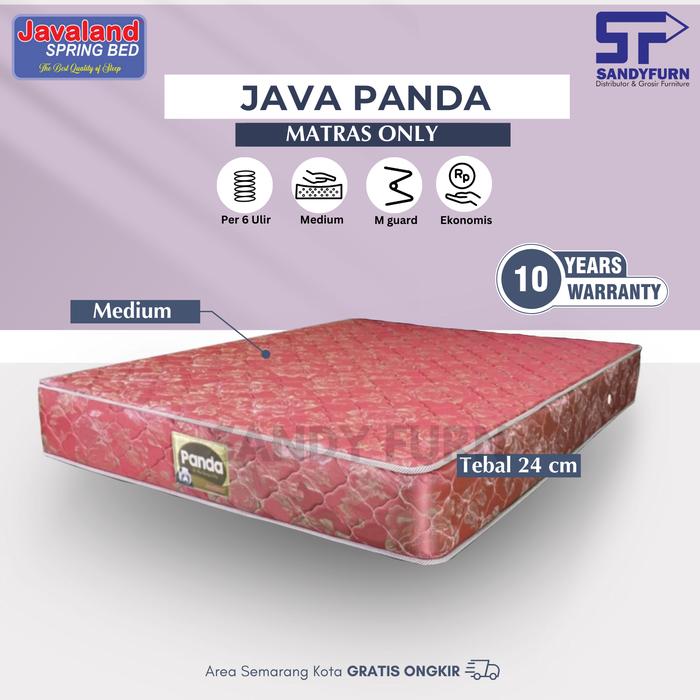Gambar PROMO SPRINGBED! Matras Springbed Javaland Seri Panda GARANSI 10 TAHUN - Biru, 90x200 dari Sandy Furn undefined Tokopedia