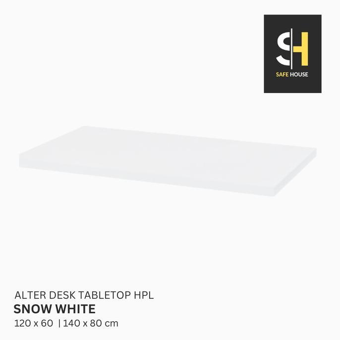 Gambar Meja Kerja Height Adjustable Standing Meja Kerja Desk Safe House Alter - Snow White, 120 x 70 dari Toko ada Pedia undefined Tokopedia