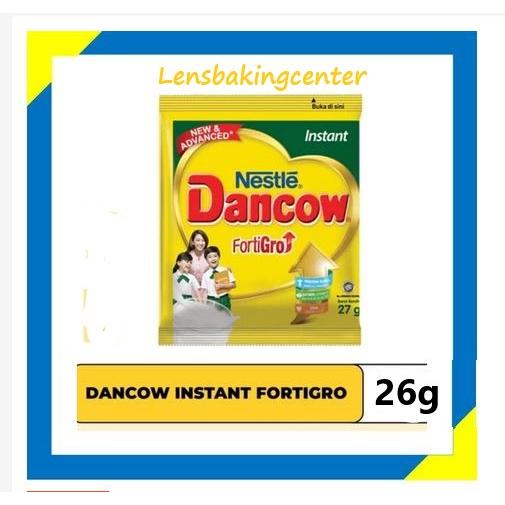 Gambar Susu Dancow Sachet Putih Rasa Original Instant Fortigro 27gr/ gr dari Len's Baking Center undefined 4 Tokopedia
