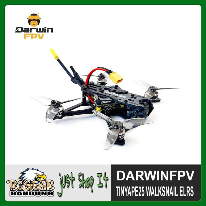 Gambar DarwinFPV TinyApe Freestyle 2.5" FPV Drone HD F4 2S 15A Walksnail ELRS dari justShopIt undefined Tokopedia
