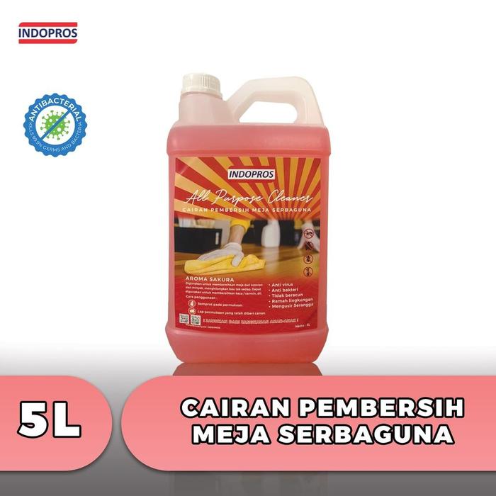 Gambar TERLARIS!!! [INDOPROS] Cairan Pembersih Meja Serbaguna - All Purpose Cleaner - Pembersih Kaca, Kayu, Stainless Steel, Marmer, Keramik, DLL dari NECCO POY ID undefined Tokopedia