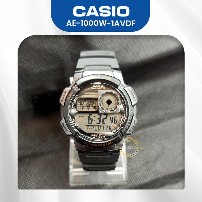 Gambar Casio General AE-1000W-1A3VDF/AE-1000W-1A3VDF/AE-1000W Original - Hitam dari GrosirGshock undefined Tokopedia