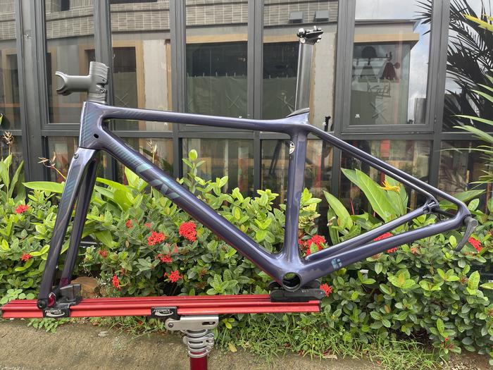 Giant Liv Langma Advanced Disc Qom Frame Set Milky Way Xxs